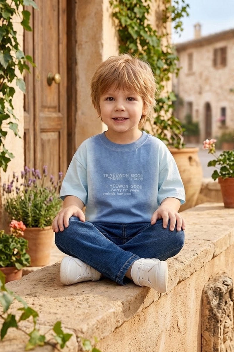 Short Sleeve Printed T-Shirt - Suviara Little - Photo 10