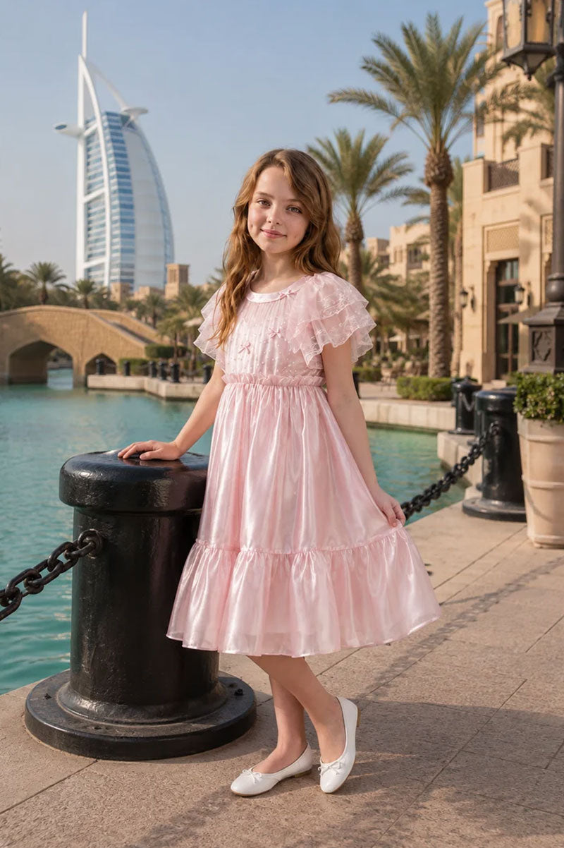 Pink Evangeline Tutu Party Dress - Suviara Little
