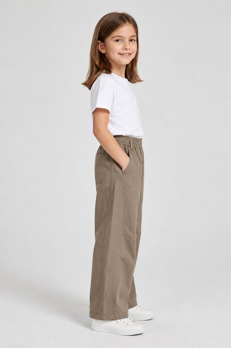 Le Bon Shoppe Arc Taupe Pants For Kids - Suviara Little - Photo 3