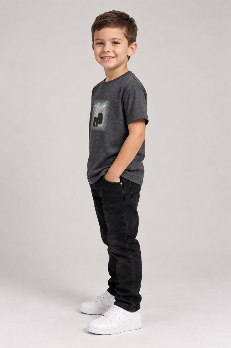 Red Graphic T-shirt For Kids - Suviara Little - Photo 9