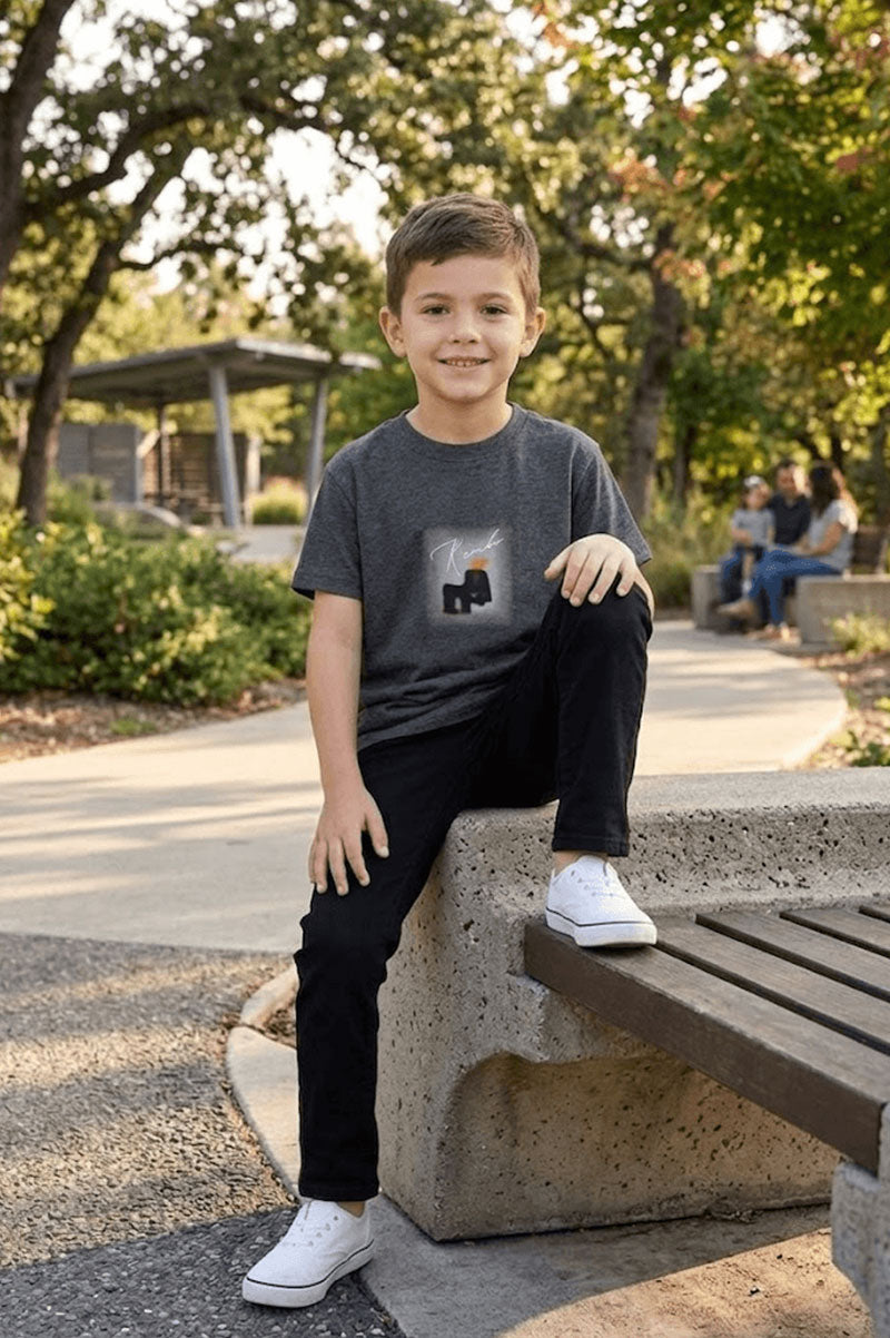 Red Graphic T-shirt For Kids - Suviara Little - Photo 7