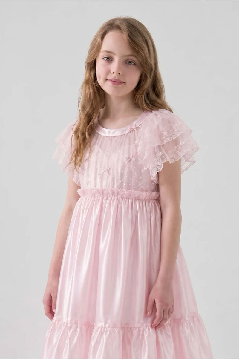 Pink Evangeline Tutu Party Dress - Suviara Little - Photo 3