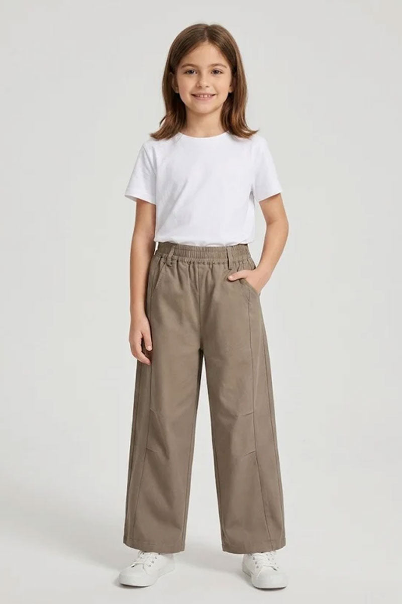 Le Bon Shoppe Arc Taupe Pants For Kids - Suviara Little