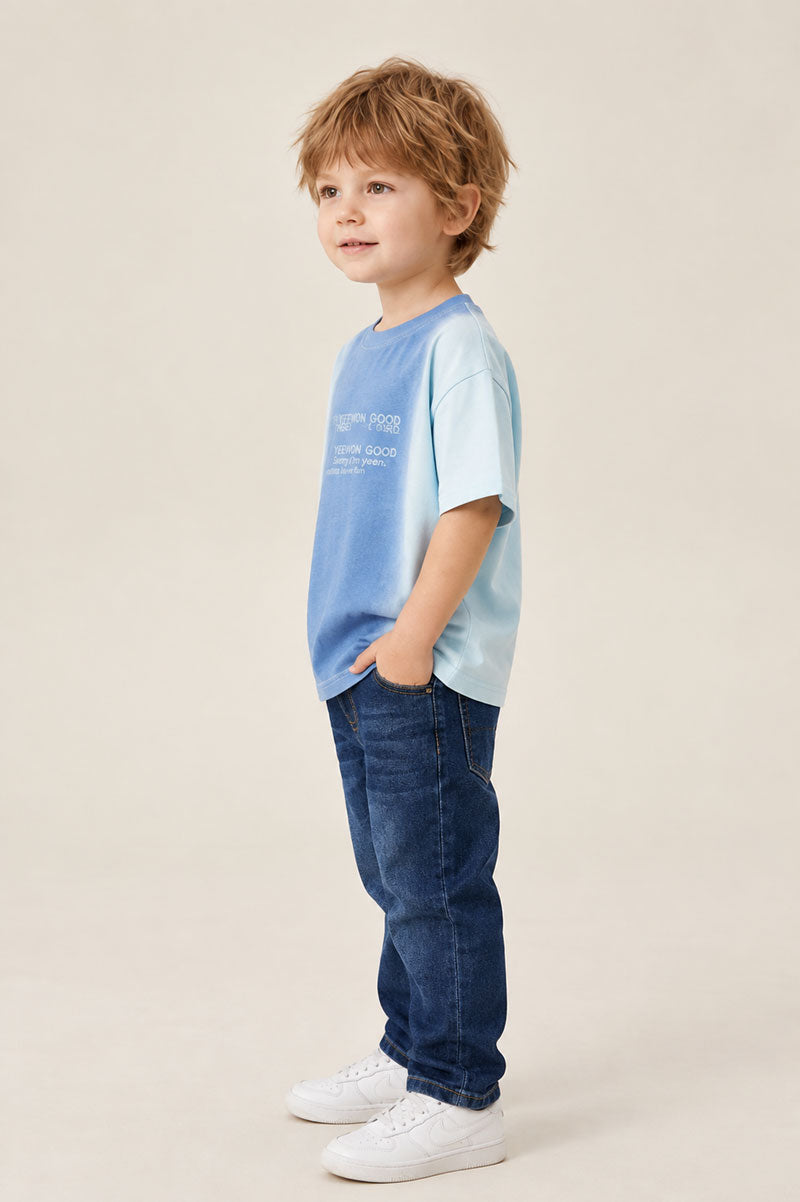 Short Sleeve Printed T-Shirt - Suviara Little - Photo 9