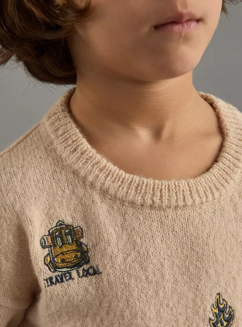 Embroidered Sweater
