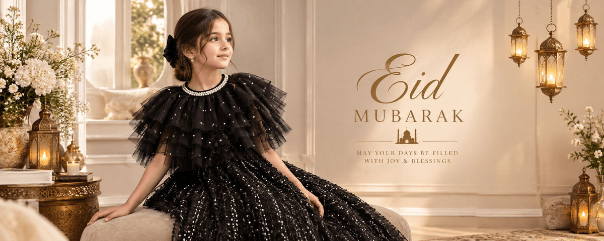 Eid Mubarak - elegant couture dresses for girls