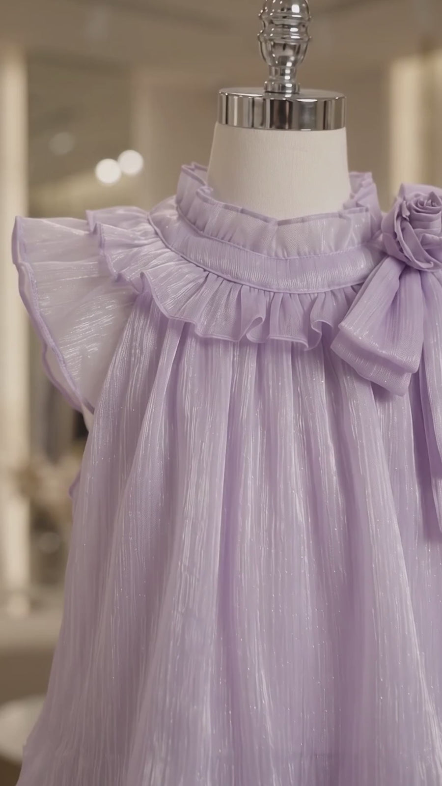 “Unboxing the Royal Lilac Tulle Dress”